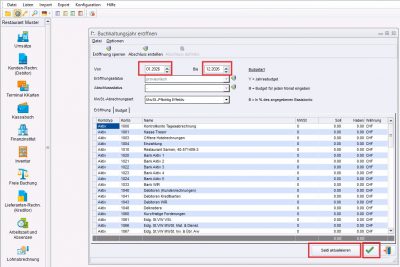 new financial year DE - 2